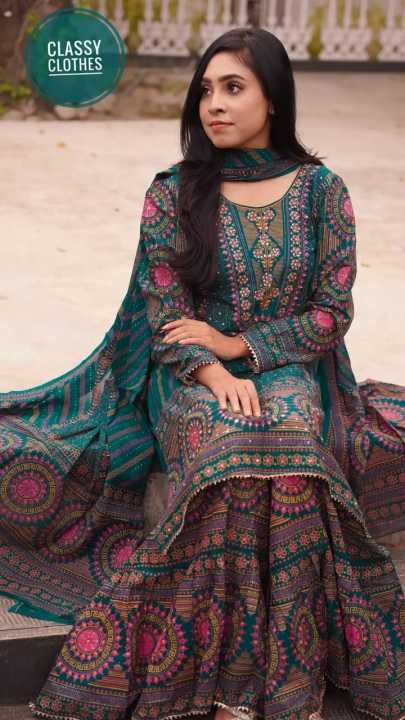Linen%20Garara%20Salwar%20Kameez%20for%20Women,%20Skin%20Print%20Design,%20Sizes%2038/42/44,%20Casual%20and%20Party%20Wear%20-%20Image%205