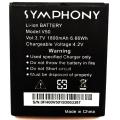 Symphony V50 Mobile Battery 1800 mAh. 