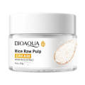 Bioaqua Rice Raw Pulp Face Cream 50g Glass Pot. 