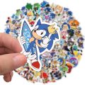 【No-profit】 50/100pcs Game Sonic the Hedgehog Stickers Cartoon Sticker For Computer Skateboard Luggage Helmet Stickers.