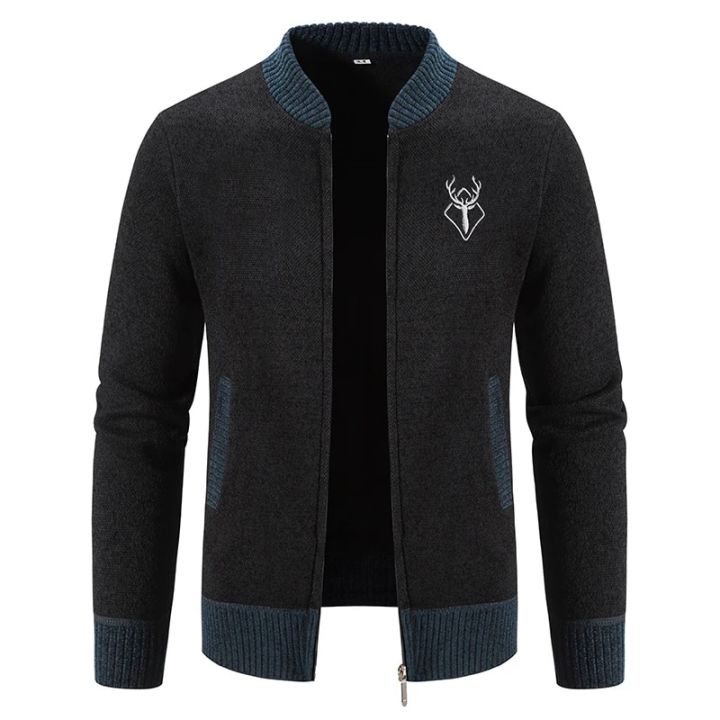 Men's%20Cardigan%20Sweaters%20Winter%20Casual%20Sweatercoats%20Jackets%20High%20Quality%20Men%20Thicker%20Warm%20Stand-up%20collar%20Fit%20Cardigans%20Coats%203XL%20-%20Image%205