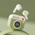 Q86 TWS Wireless Earphone Bluetooth Headphones Sport Stereo Fone Bluetooth Earbuds for iPhone Retro Camera Style.
