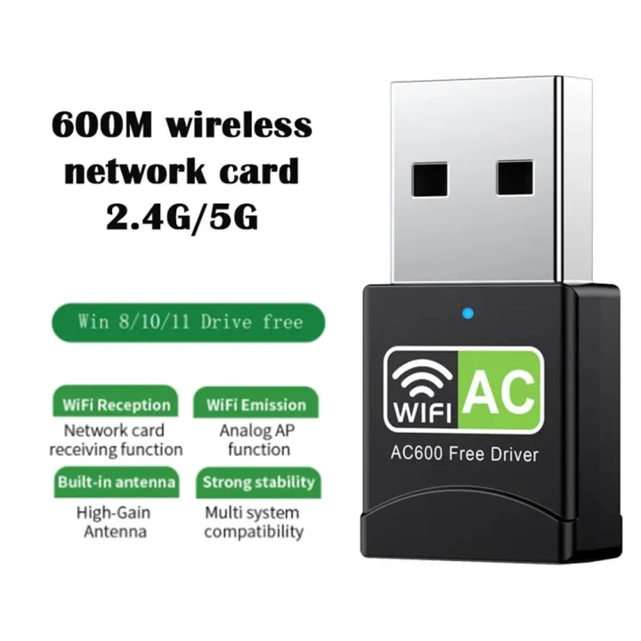 Dual%20Band%20USB%20wifi%20600Mbps%20Adapter%20AC600%202.4GHz%205GHz%20WiFi%20PC%20Mini%20Computer%20Network%20Card%20Receiver%20802.11b/n/g/ac%20-%20Image%202
