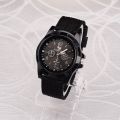Fabric Canvas Strap Casual Cool Sport Round Dial WristWatch for men. 