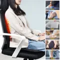 Ms.Dear Electric Massage Chair Heating Hot Vibrating Back Massager Seat In Cushion Car Home Lumbar Neck Mattress Pain Relief. 