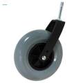 Wheelchair Wheel DIY Replacement Wheel Smooth Front Fork Assembly Rotating Caster Wheel.