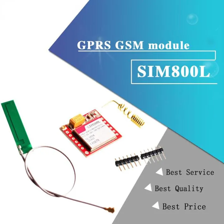 SIM800L GPRS GSM Module Micro SIM Card Core Quad-band TTL Serial Port Antenna PCB Wireless Board for Arduino Smart Phone