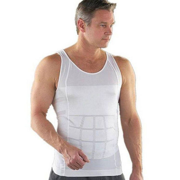 Slimming Vest for Men - White