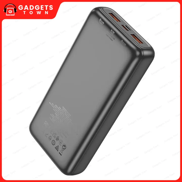 HOCO%20%7C%20J121A%20Fast%2022.5W%2020000mAh%20Power%20Bank%20%7C%20PD%2020W%20&%20QC3.0/SCP/FCP/AFC%20%7C%203%20Outputs%20(USB-A%C3%972%20+%20Type-C),%20Dual%20Input%20(Type-C/Micro)%20%7C%20LED%20Digital%20Display%20%7C%20For%20Android%20&%20iPhone%20-%20Image%202