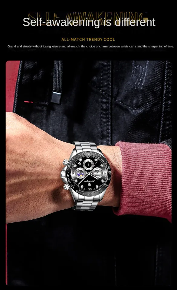 Dgsenpi fashion men Business Watch multi-functional chronograph