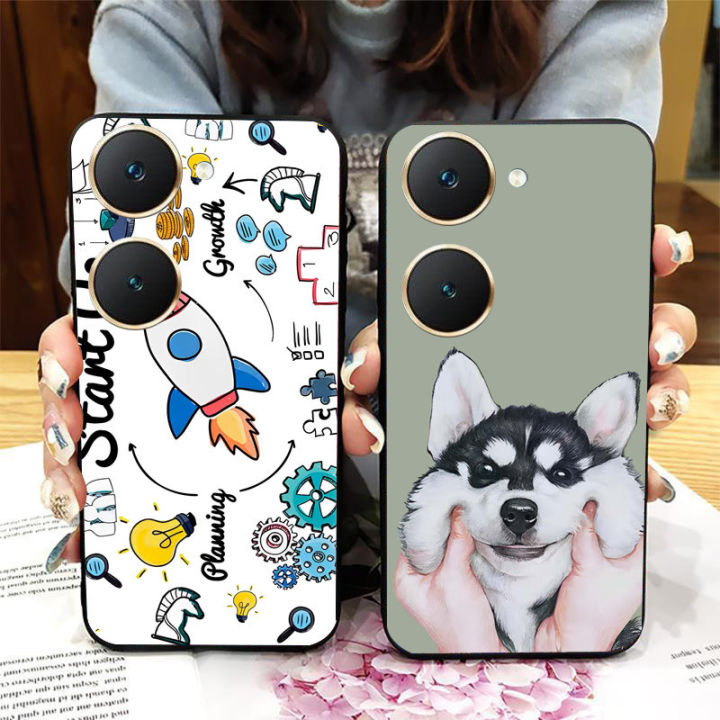 Customization Phone Case VIVO Y03 Fashion Pattern Printing Silicone Soft TPU Protective Back Cover