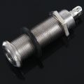 Electric Guitar Jack Chrome Threaded Cylinder Output Input Jack Plug Sockets 1/4 inch for Electric Guitar. 