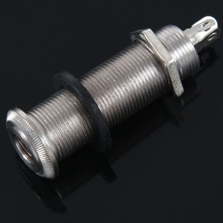 Electric%20Guitar%20Jack%20Chrome%20Threaded%20Cylinder%20Output%20Input%20Jack%20Plug%20Sockets%201/4%20inch%20for%20Electric%20Guitar%20-%20Image%206