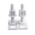 Plastic Toilet Lid Hinge Repair Bolts Toilet Cover Fixing Screw Quick Remove Plastic Rubber Expansion Screw.