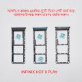 Sim Tray  For Infinix Hot 9 Play SIM-Card Holder / Sim-Card  Solt.. 
