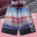 Summer 2024 New Shorts Men's Quick Dry Swimming Trunks Loose Medium Pants Men's Plus Size Surf Pants.