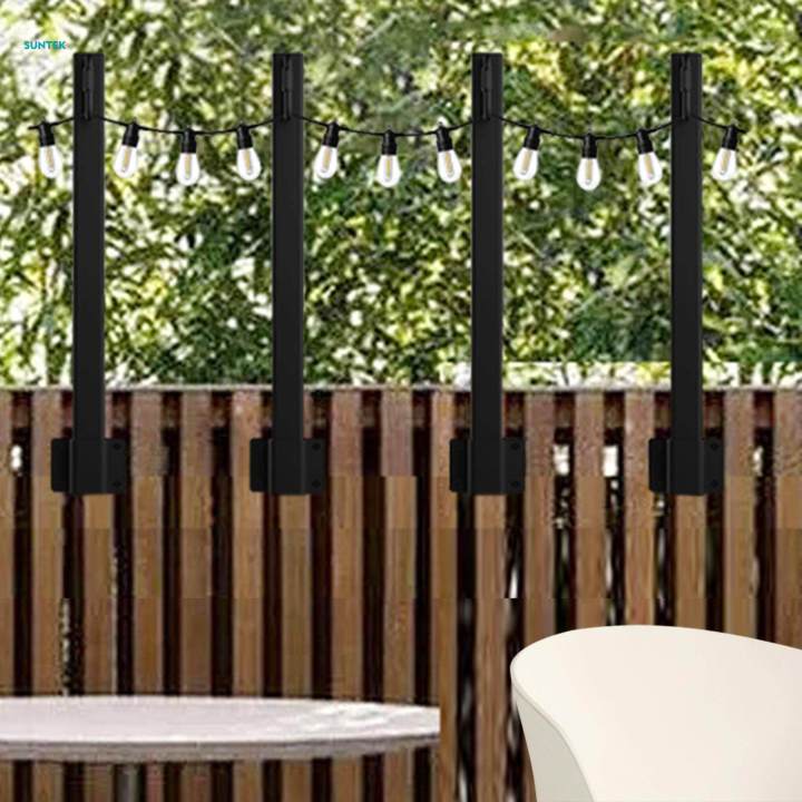 4Pcs%20Outdoor%20String%20Light%20Pole%2015.55inch%20Height,%20AdjustableMetal%20Poles,%20Patio%20Lighting%20Stand%20for%20Holiday%20Garden%20Hanging%20String%20Lights%20-%20Image%208