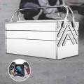 Tool Box Lockable Tool Organizer for Garage Household Mechanical Repairs 420mm Three layers. 