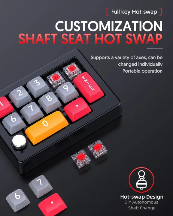 13%20Key%20Macro%20Programmable%20Fully%20Hot%20Swappable%20Mechanical%20Switch%207%20Color%20RGB%20Light%20Gaming%20Mini%20Keyboard%20-%20Image%202