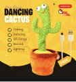 Talking & Dancing Cactus Mimicking Toy (USB CHARGING)-120 songs including Happy Birthday And others. 