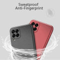 Biruiqu For Samsung Galaxy M33 5G Shockproof Anti Slip Soft TPU Sandstone Matte Back Case Cover. 
