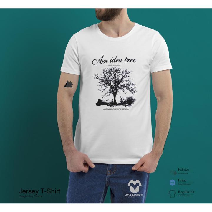 An Ideal Tree Short Sleeve Round Neck Tshirt For Men