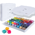 HiMi Miya Gouache Paint Set 56 Colors x 30 ML Jelly Cup Design Black or White Box. 