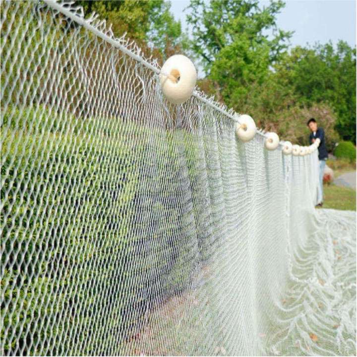 White Fishing Net Nylon Netting Trawl Pull Net Garden Fence Net Safety Net Anti Bird Falling Nets Crops Protective Child Cat Dog