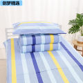 Spot Student Staff Dormitory Three-Piece Set School Bunk Three-Piece 100% Cotton Set Bed Sheet Duvet Cover Not Easy to Wear. 