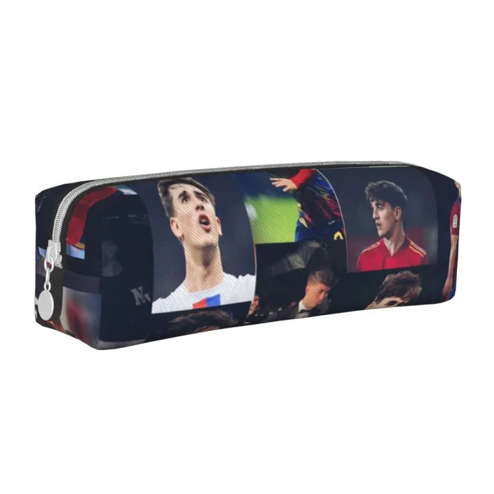 Pablo Gavi Best Cover Pencil Case Fashion Sport Spain Football Pen Box Bag Student Large School Supplies Gift Pencil Pouch