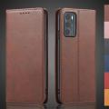 Magnetic attraction Leather Case for OPPO A16s A16 s Holster Flip Cover Case Wallet Phone Bags.