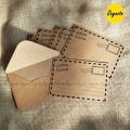OXYNOTE Monarch Series Postcard Designed Envelope Set - 6.25x4.25 inch - 10 Envelope - 1 Design.