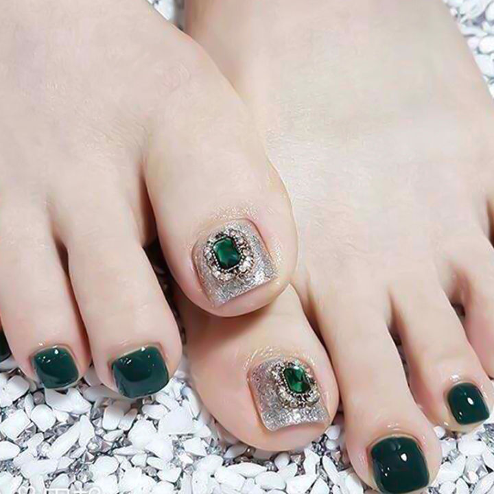 550%20Pcs%20Full%20Cover%20Toenail%20Ultra%20Thin%20Natural%20Clear%20Press%20On%20Toe%20Foot%20Nails%20Tips%20Artificial%20Acrylic%20Nail%20Art%20Manicure%20Tool%20-%20Image%203