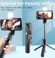 P20S Bluetooth-Compatible Selfie Stick With Tripod Plastic Mobile Phone Holder Handle Retractable Portable Multifunctional Tripod (100cm).