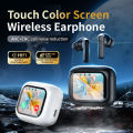 Touch screen Wireless Earbuds-ANC ENC-Long Battery Life-Bluetooth 5.4-AAC acoustic cavity bass-LEC full-color touchscreen-Incoming call alerts-Low latency. 