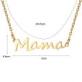 Women Neckle All-Matched Mom Nameplate Clavicle Choker Neckle. 