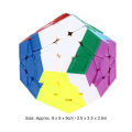 Megaminx Puzzle 3x3 Multiple Challenge Levels Color Matching Megaminx Speed Puzzle Vivid Color Different Difficulty Levels for Brain Exercise for Children. 