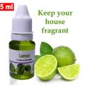 Lemon 5 ml Humidifier Fragrance Water Soluble Oil - Natural Aromatherapy Essence for a Soothing Atmosphere - Ideal for Air Treatment in Home & Car.