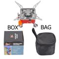 Outdoor  Burner Portable Backpacking Camping Hiking Mini Stove  Collapsible Camping Cart Stove: Secure and Portable for Outdoor Adventures. 