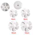 1PC 6/8/10/12inch Small Power Mini Plastic Fan Blade 6 Leaves For Electric Fan-Cola Kids. 
