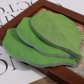 50 Sheets/Pad Creative Green Leaf Shaped Sticky Notepad Photo Wall Refrigerator Decoration Sticker.