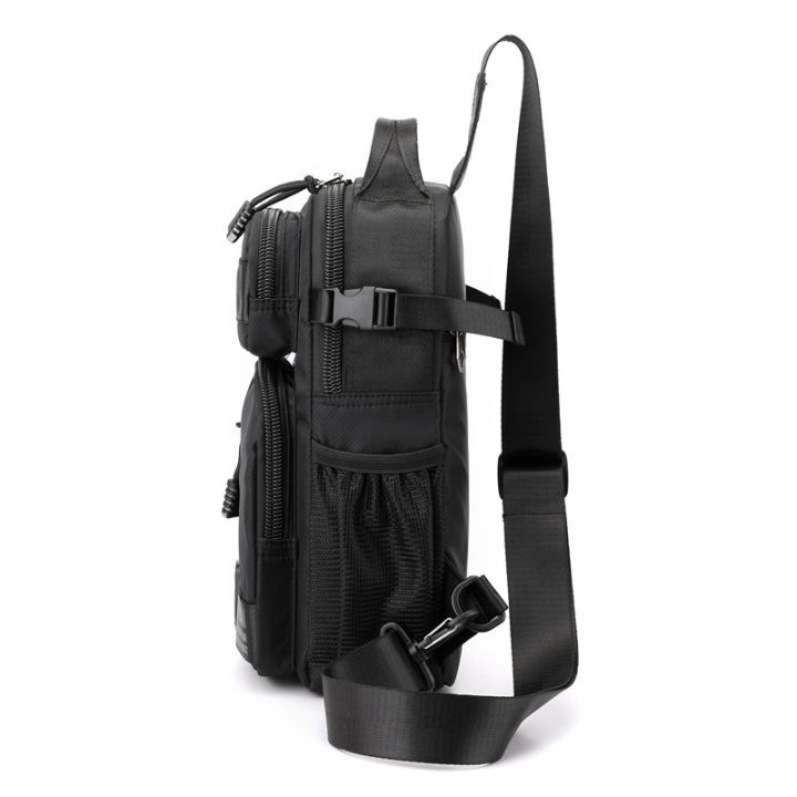 HAOSHUAI%20New%20Men's%20Chest%20Bag%20Simple%20One%20Shoulder%20Crossbody%20Bag%20Multifunctional%20Trendy%20Crossbody%20Backpack%20Trendy%20Messenger%20Bag%20-%20Image%204