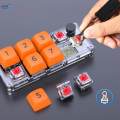 Game Keypad with 1 M USB Cable Mechanical Axis Programming Pad Keypad. 