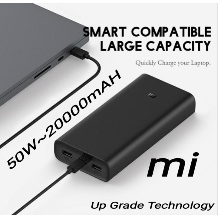 50W20000mAh Power Bank (Fast Charging, Power Delivery 3.0