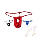3 Pieces Men’s FrontHole Underwear Panties Without Trace T-shaped Back pants Micro Thongs Underpants Lingerie Stylish & Fashionable Seductive T-Back Panties For Mans From Shilpiana By Garden Closet (Red, Black, White, Blue, Golden, Silver- Free Size).
