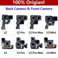 Original For iPhone 12 13 12Pro 13Pro Max Mini Back Rear Camera Module Flex Cable +Front Facing Camera Replacement Parts. 