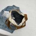 Korean Style High Quality Large Capacity Canvas Tote Bag for Women 2023 New Portable Messenger Bag College Student Class Commuting.