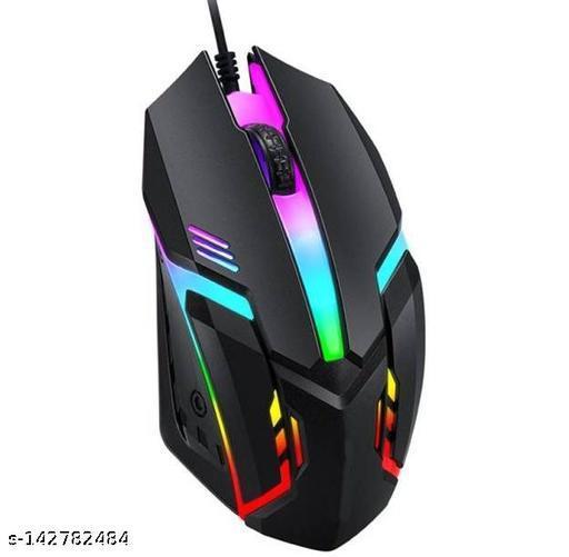 (gadget dream)M6 7 color light gaming mouse-black/M133 Wireless Bluetooth-compatible Three-mode Transparent Mouse Rechargeable