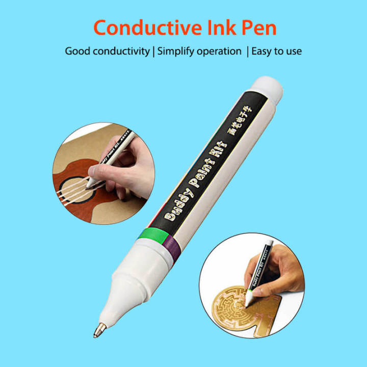 Elecrow Conductive Ink Pen Electronic Integrated Circuit Draw Magical ...