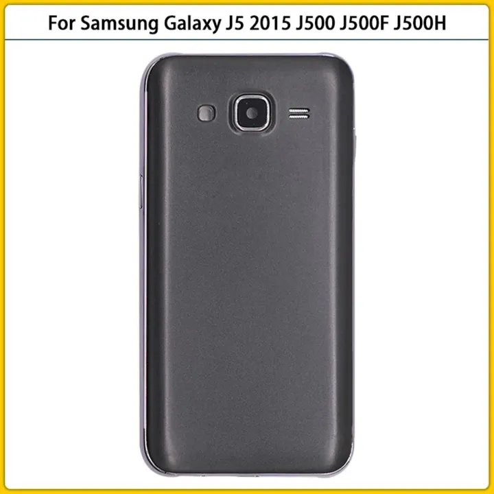 Back Part Full Housing Body Casing For Samsung Galaxy J5 2015 J500 Battery Cover Door Rear Back Cover Middle Frame Replac Back Part